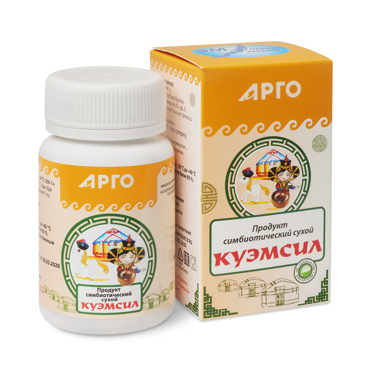 Продукт симбиотический «КуЭМсил», таблетки, 60 шт