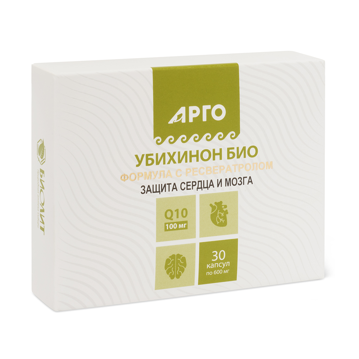 Убихинон Био (Комплекс с Q10 и ресвератролом), капсулы, 30 шт
