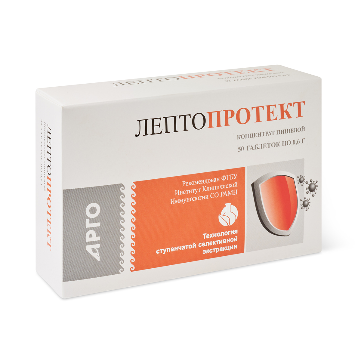 Концентрат пищевой «Лептопротект», таблетки, 50 шт 